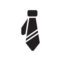 icono de glifo de corbata