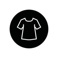 t shirt glyph icon vector