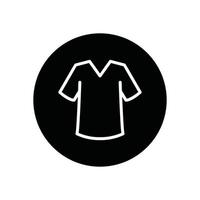 t shirt glyph icon vector