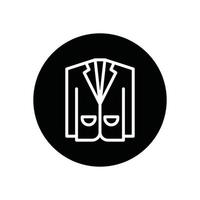 suit glyph icon
