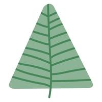 christmas Fir tree simple vector design