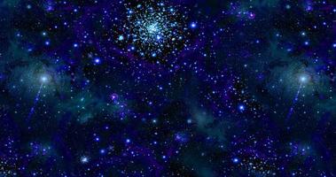 Fondo de galaxias abstractas con estrellas y planetas con motivos marinos azules profundos del universo espacio de luz nocturna