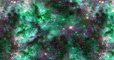 Fondo de galaxias abstractas con estrellas y planetas con motivos marinos de color verde oscuro y colores oscuros del universo espacio de luz nocturna foto
