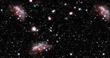 El fondo de galaxias abstractas con estrellas y planetas en el cielo negro universo espacial motivo de luz nocturna foto
