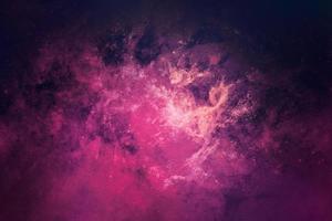 El fondo de galaxias abstractas con estrellas y planetas en gradaciones de color oscuro de luz nocturna del universo espacial rosa foto