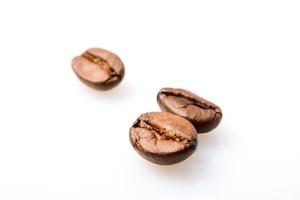 Macro coffee beans photo