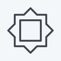 Icon Filter Frames - Line Style - Simple illustration,Editable stroke vector