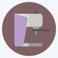 Icon Espresso Machine - Flat Style - Simple illustration,Editable stroke vector