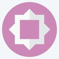 Icon Filter Frames - Flat Style - Simple illustration,Editable stroke vector