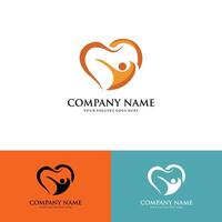 Family care logo Vector icon illustration design