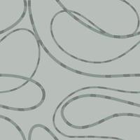 gray curly intertwining endless thin lines abstract seamless pattern vector