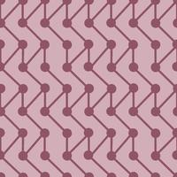 lines and dots geometrical seamless pattern with points connected by line in different directions, trendy urban industrial background vector