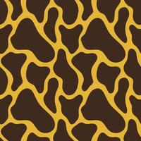 patrón sin costuras animal manchado con manchas de jirafa, elegante estampado animal vector