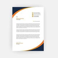 Elegant letterhead template design  Free Vector