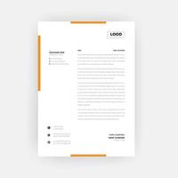 Elegant letterhead template design  Free Vector