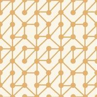 lines and dots geometrical seamless pattern with points connected by line in different directions, trendy urban industrial background vector