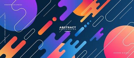 Colorful geometric diagonal figures futuristic abstract background. vector