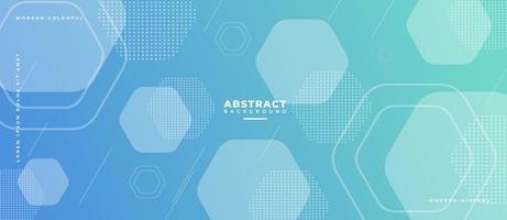 Dynamic geometric hexagon shape, line abstract background. vector