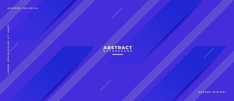 Minimal blue geometric abstract background. Dynamic shapes composition. vector