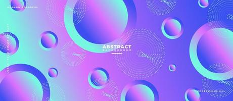 Moving futuristic fluid circle shape, line abstract background. vector