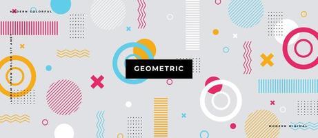 Abstract neo memphis background. Modern geo grid poster template with 1980 lines texture and dotted pop pattern vector set. Illustration line and texture, dotted abstract background.