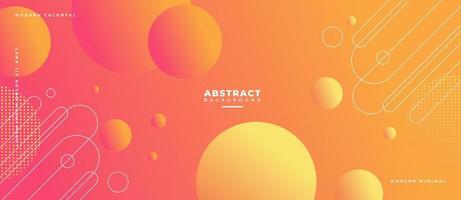 Liquid color abstract background design. Orange elements with fluid gradient. Dynamic shapes composition. vector