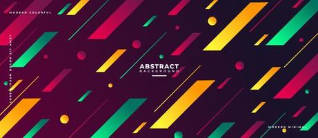 Colorful geometric diagonal stripes lines, shape moving on abstract background. vector