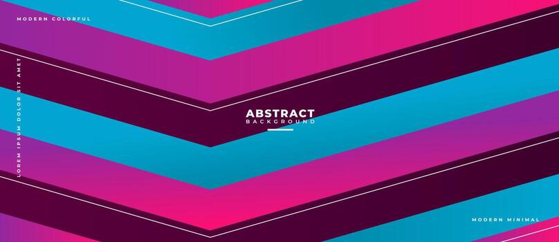 Colorful dynamic rectangle line geometric abstract background. vector