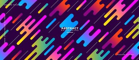 Colorful moving gradient geometric diagonal shape abstract background. vector