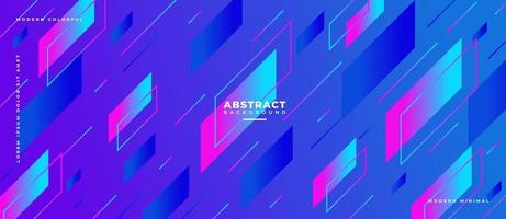 Colorful futuristic diagonal moving shape, line abstract background. vector