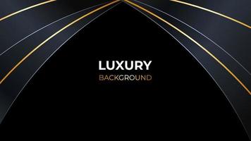 Luxury abstract background with black and gold color. Suitable for backgrounds, banners and etc. vector