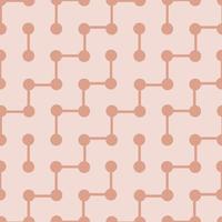 lines and dots geometrical seamless pattern with points connected by line in different directions, trendy urban industrial background vector