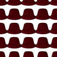 Illustration on theme colored pattern hats panama vector