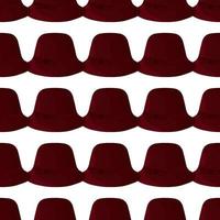 Illustration on theme colored pattern hats panama vector