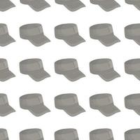 Illustration on theme colored pattern hats visor vector