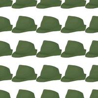 Illustration on theme colored pattern hats fedora vector