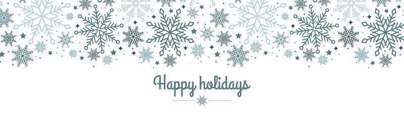 Merry Christmas web banner. Background for invitation or seasons greeting.