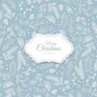 Christmas and New Year background. Bright Winter holiday composition. Greeting card, banner, poster vector