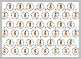 snowman christmas background pattern wearing scarf for posters and banners vector