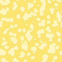 manchas amarillas abstractas dibujadas a mano pincelada de patrones sin fisuras. vector doodle patrón sin fin para envoltura textil plantilla de papel digital