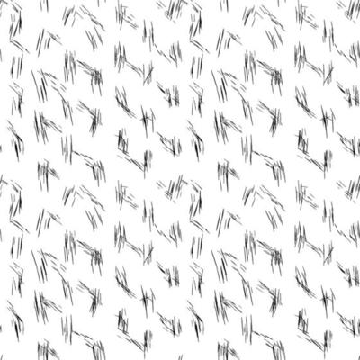 black and white hand drawn simple ink brush stroke seamless pattern. vector illustration for background, bed linen fabric, wrapping paper, scrapbooking