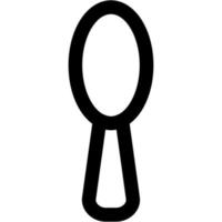 spoon icon. icon outlines. spoon vector