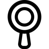 wok icon. icon outlines. pan vector