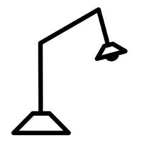 study light icon. study lamp. outline icon vector