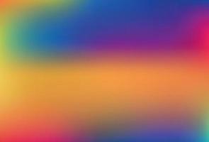 Smooth and blurry rainbow gradient mesh drawing. vector