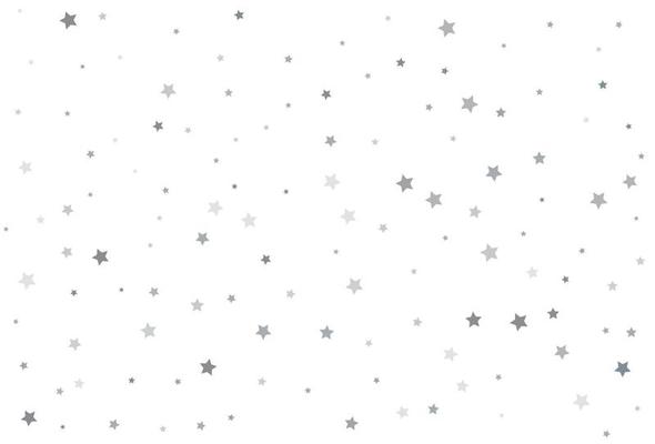 Christmas wrapper with silver stars. Silver star Celebration Confetti.