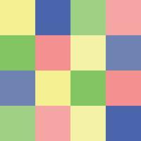 lindo fondo abstracto colorido pastel arco iris patrón de tablero de ajedrez ilusión óptica textura para su diseño vector