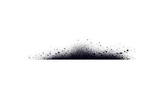 the abstract black ink sprayed on a white background. the grunge paint brush collection for creative street design. photo