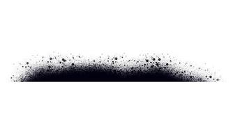 the abstract black ink sprayed on a white background. the grunge paint brush collection for creative street design. photo