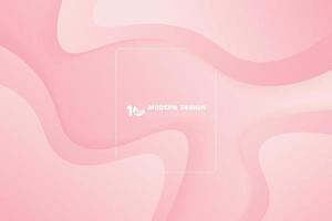 Abstract gradient soft pink pastel minimal shape design background. illustration vector eps10